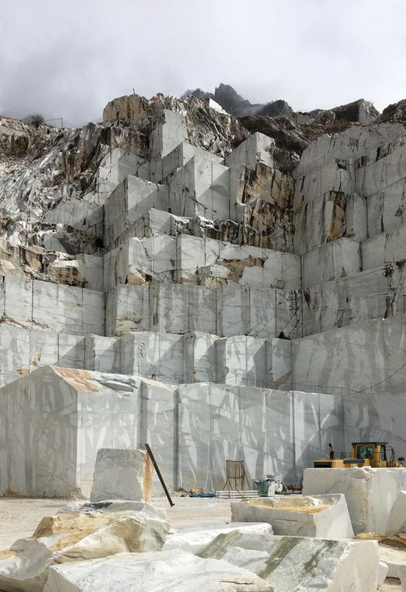White stone quarry